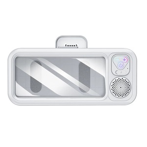 Custodia Impermeabile per Telefono con Altoparlante BT, Supporto Antiappannamento con Touch Screen, Rotazione a 360° per Doccia, Bagno, Cucina, Nuoto, Universale - Product Image 1