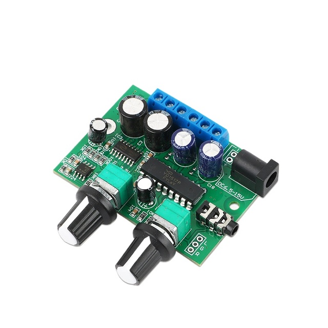 HIFI three-channel class D 2.1030 digital power amplifier board module overweight bass 12V audio miniature small size