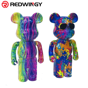 Redwingy Quà Tặng Khuyến Mãi Loa Di Động Mini Loa Răng Xanh Hình Gấu Graffiti Bạo Lực Loa Điện Thoại Di Động Âm Thanh Nổi Trên Xe Hơi - Product Image 6