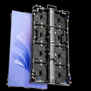 LED Display <b>Outdoor</b> <b>Cabinet</b> Light Blue Aluminum Waterproof Case - Product Image 4