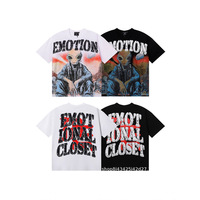 Nouvelle collection 2026 : T-shirt unisexe respirant à manches courtes, style hip-hop, avec logo imprimé numérique et lettres, de la marque américaine de mode transfrontalière Angel.