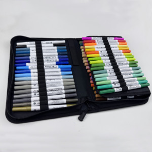 Pennarelli Acrilici a Rapida Asciugatura e Resistenti allo Sbiadimento con Borsa Portaoggetti per <span class=keywords><strong>Giochi</strong></span> Artistici per Bambini e Artigianato Creativo per Club - Product Image 2