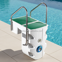 Ensemble tout-en-un de filtres muraux sans canalisation Équipement de piscine mural pratique avec système de filtration intégré