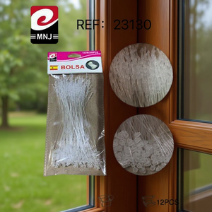 BRIDAS de 12 cm, Pernos de Plástico para Puertas y Ventanas con Práctica Hebilla de Pulgar - Product Image 3