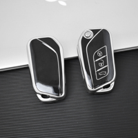 Coque de clé de voiture en silicone TPU en gros pour BAIC Senova X25 X35 Zhida X3 Changhe Q25 Q35, étui de protection pour clé télécommande rabattable
