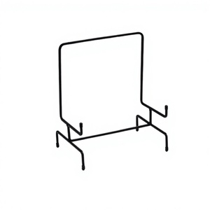Iron Plates <b>Stand</b> Holder With Highest Quality Customized Size And Shape Restaurant Kitchen Storage Plates <b>Stand</b> - Product Image 1