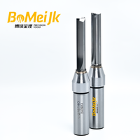BoMeiJK Fraise de compression CNC haute précision, 2 dents droites, en carbure TCT, hélice 45°, pour le bois, ODM/OEM