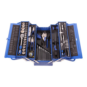 Kit d'outils combinés pour voitures, motos, vélos, clé à cliquet en acier au carbone dans un coffret rigide, personnalisable OEM - Product Image 1