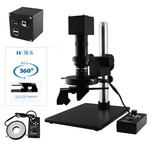 Ft-Opto FM3D0325S Side View 360 Degree Rotation Industry Inspections PCB Soldering Phone Repair Video 3D Microscope