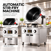 Robot Cuiseur Intelligent Automatique pour Wok 26cm 30cm, Machine à Frire au Gaz