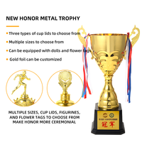 Trophées populaires Plusieurs tailles disponibles Médailles Plaques New Honer Couleur Or Matériaux Métal Trophées