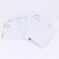 Bloc-notes de plan de construction mince format A5 personnalisé, bordure vibrante, feuilles mobiles transparentes à usage intensif, pour un usage quotidien