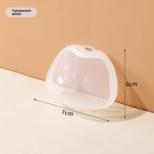 Kotak penyimpan dot plastik transparan tunggal, kotak penyimpan mulut bermain portabel tahan debu 0-12 bulan grosir - Product Image 6