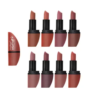 Kiss Beauty Velvet Matte Lipstick Set High Pigment 24 Hours Long Lasting Waterproof Custom Logo Private Label Tube 35984-03B