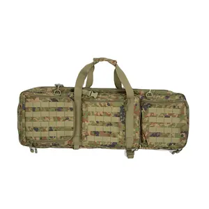 German Spot Camouflage Nylon Multiple Pocket Gurtband Long Bag