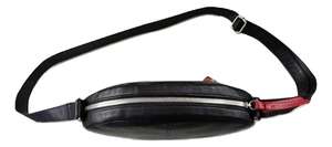 Riñonera Unisex de piel auténtica con cierre de cremallera Estilo bohemio Característica a prueba de agua Características Patrón de logotipo geométrico colorido - Product Image 2