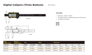 Calibrador Digital Profesional Vernier Asimeto con Indicación GO/NG, Pulgadas/Métrico, IP67 Impermeable, Carga Magnética - Product Image 2