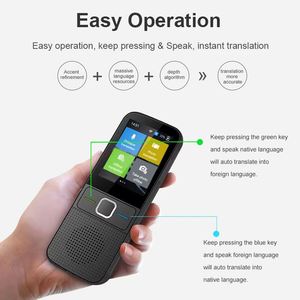 Traductor Inteligente Global Portátil T10 con WIFI, Traducción <span class=keywords><strong>en</strong></span> 138 Idiomas, Traducción Offline, Traductor Cara a Cara, Traducción <span class=keywords><strong>de</strong></span> Fotos con ChatGPT - Product Image 2