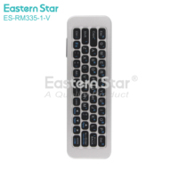 Control Remoto ES-RM335-1-V Compatible con T1 Air Mouse, Mini Teclado Inalámbrico de 2.4G con Receptor USB para PC y TV