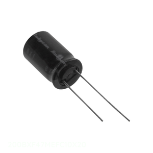 Condensador Original 200BXF47MEFC10X20 de Aluminio con Orificio Pasante, 47uF 20% 200V, Tipo Radial TH, 47 uF - Product Image 1