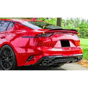 Aileron arrière Stinger, aspect fibre de carbone, style sport, aileron arrière pour KIA Stinger 2017-2023, accessoires de voiture - Product Image 1