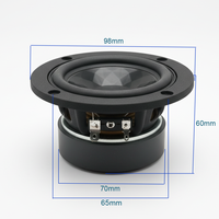 Haut-parleur de subwoofer Samtronic 30W 4 Ohm, 3 pouces, basses profondes, en aluminium, unité de haut-parleur super subwoofer