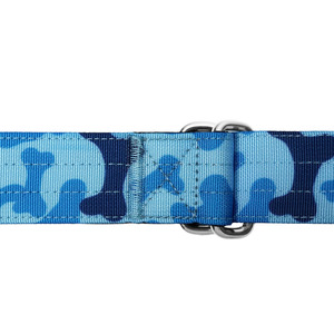 Bone Print <b>Martingale</b> Dog <b>Collar</b> Nylon Webbing Soft Inner Lining Adjustable Anti Pull Pet <b>Collar</b> Custom Available - Product Image 2