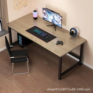 Modern Double Gaming PC Desk for Home or Office Simple Workbench for Small Apartments for Bedroom Use - Product Image 3