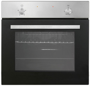 Đầy đủ màu đen được xây dựng trong thiết bị nhà thương mại bánh lò gas + Điện với đối lưu & Rotisserie thép horno lò - Product Image 3