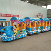 Centre commercial train parc d'attractions électrique petits trains enfants océan petite piste train tour pour les enfants