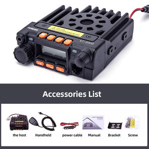 Transceptor HF KT-8900 de 25W Portátil para Radioaficionado 50KM con Mini Base Móvil para Coche Intercomunicador Inalámbrico de Dos Vías VHF UHF para Vehículos - Product Image 4