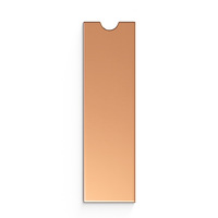 Nouveau M.2 2280 ordinateur portable NVMe dissipateur de chaleur à semi-conducteurs en cuivre pur radiateur gilet roulement à billes LED ventilateur d'air de refroidissement pour disque dur