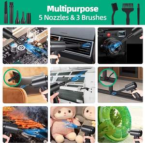 Soplador <span class=keywords><strong>de</strong></span> <span class=keywords><strong>aire</strong></span> inalámbrico <span class=keywords><strong>para</strong></span> limpieza <span class=keywords><strong>de</strong></span> polvo, pistola electrónica <span class=keywords><strong>de</strong></span> <span class=keywords><strong>aire</strong></span> <span class=keywords><strong>comprimido</strong></span> con 3 engranajes, <span class=keywords><strong>para</strong></span> teclado <span class=keywords><strong>de</strong></span> ordenador, 91000RPM, 6000Mah - Product Image 6