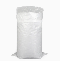 NOUVEAU Sac tissé en PP avec cordon de serrage, blanc, durable, 25 kg, 50 kg, pour emballage recyclable de ciment, farine, riz, engrais, aliments, aliments pour animaux, vente en gros OEM