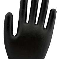 Gants de travail de sécurité Yokii 18G en nylon et PU, gants de protection en caoutchouc pour le jardin, gants de travail enduits de PU