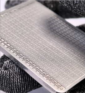 Disesuaikan titanium alloy mnemonic kata papan bisnis kartu ukuran 86*54*2mm, - Product Image 2