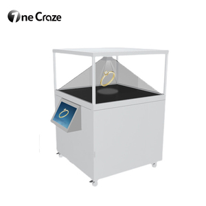 Prix d'usine – Vitrine pyramide holographique 3D, projecteur d'images vidéo LCD, équipement holographique OEM pour salle d'exposition - Product Image 1