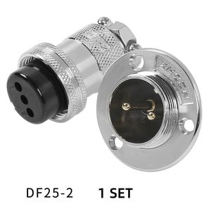 Conector de Aviación Serie DF25, 2/3/4/5/6/7/8/10/12 Pines, Macho y Hembra, Enchufe, Conector de Cable - Product Image 6