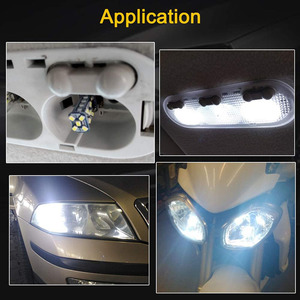 T10 ổ cắm W5W 194 168 5630 con chip 6SMD Xe LED giấy phép tấm ánh sáng Led nội thất đọc sách Dome bóng đèn tự động đậu xe Đèn DC <span class=keywords><strong>12V</strong></span> - Product Image 5