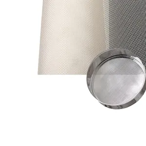 Custom Length 25 100 200 500 800 1000 Micron Polyester Wheat Flour Milling Sifter Sieve Filter Mesh/bolting Cloth