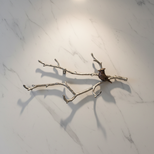 Portagioie da <span class=keywords><strong>Parete</strong></span> Decorativo in Ghisa con Uccellino su Ramo e 4 Ganci, Marca Megbond, Origine Shandong - Product Image 6