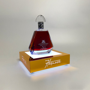 Hermosa Led Illuminated Wine Stand Square Acrylic Base For <b>Bar</b> Ktv Party Use With Xo Bottle Display - Product Image 1