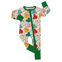 Ruidian bio bambou bébé grandir pyjamas bambou Viscose bébé vêtements de nuit nouveau-né inverse fermeture éclair combinaison enfant en bas âge Zip body