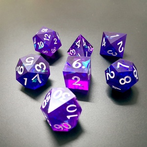 Sharp Edge Améthystes <span class=keywords><strong>RPG</strong></span> dnd dice Set <span class=keywords><strong>Jeu</strong></span> de société de rô<span class=keywords><strong>le</strong></span> avec D4 D6 D8 D10 D % D12 D20 Idéal pour les jeux de donjons Dragons du MDN - Product Image 4