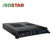 Intel Dual Core I7 Mini Desktop PC tanpa kipas dengan Slot standar OPS komputer tertanam dalam stok