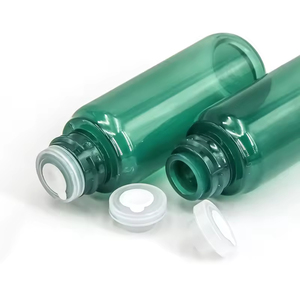 Flacon transparent ambré de 30 ml avec bouchon à vis, rechargeable, pour cosmétiques de voyage, compatible avec l'emballage du sérum La Mer - Product Image 5