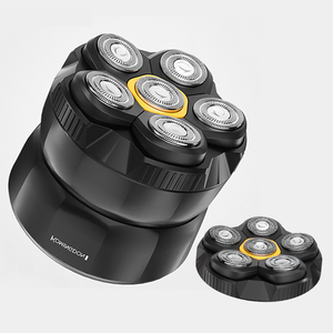 Upgraded <b>Head</b> Shavers for Bald Men Waterproof Dry Wet Rotary <b>Razor</b> Magnetic Detachable Blades Close Smooth Shave - Product Image 1