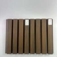 Panneaux muraux décoratifs extérieurs en WPC OEM, design floral moderne, 100 % étanches, résistants aux UV, pour maison, commerce, atelier