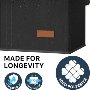 Cesto de <span class=keywords><strong>Ropa</strong></span> Doble con Tapa y Bolsas Extraíbles, <span class=keywords><strong>Cesta</strong></span> <span class=keywords><strong>Plegable</strong></span> de 2 Compartimentos para Dormitorio, Baño o Residencia Estudiantil - Product Image 2