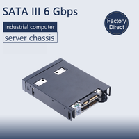 Unestech Baie mobile sans plateau pour SSD/HDD 2,5 pouces Hot Swap SATA III 6 Gbit/s, compatible baie de disque 3,5 pouces